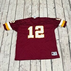 Vintage Gus Frerotte Washington Redskins Champion 1990s NFL Football Jersey